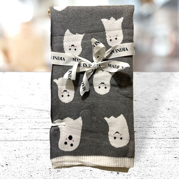 NWT Adorable & Soft Ghost Party Ghost Baby 32” x 40” Blanket - Picture 4 of 5